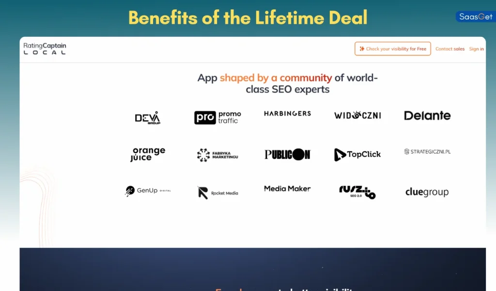 Benefits of the Lifetime Deal