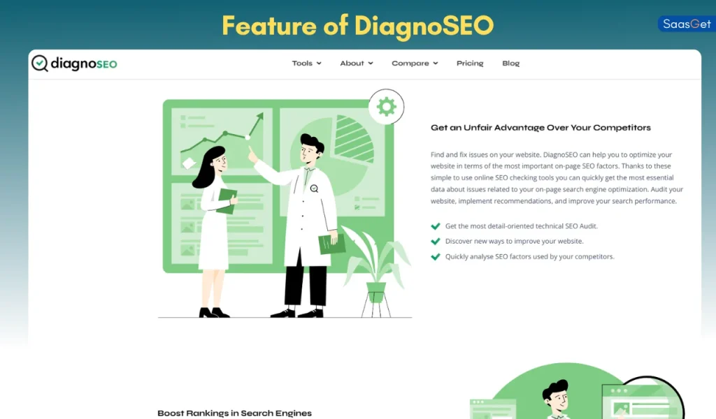Feature of DiagnoSEO