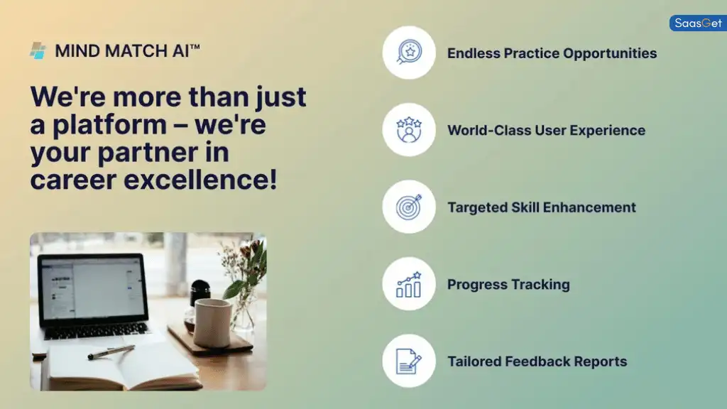 Feature of MIND MATCH AI - Mock Interview Platform