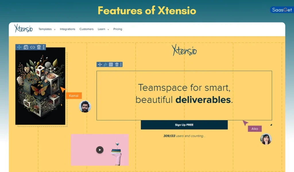 Features of Xtensio