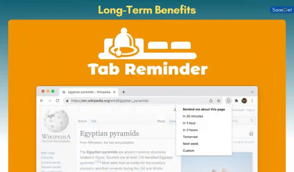 Long-Term Benefits of Using Chrome Tab Reminder