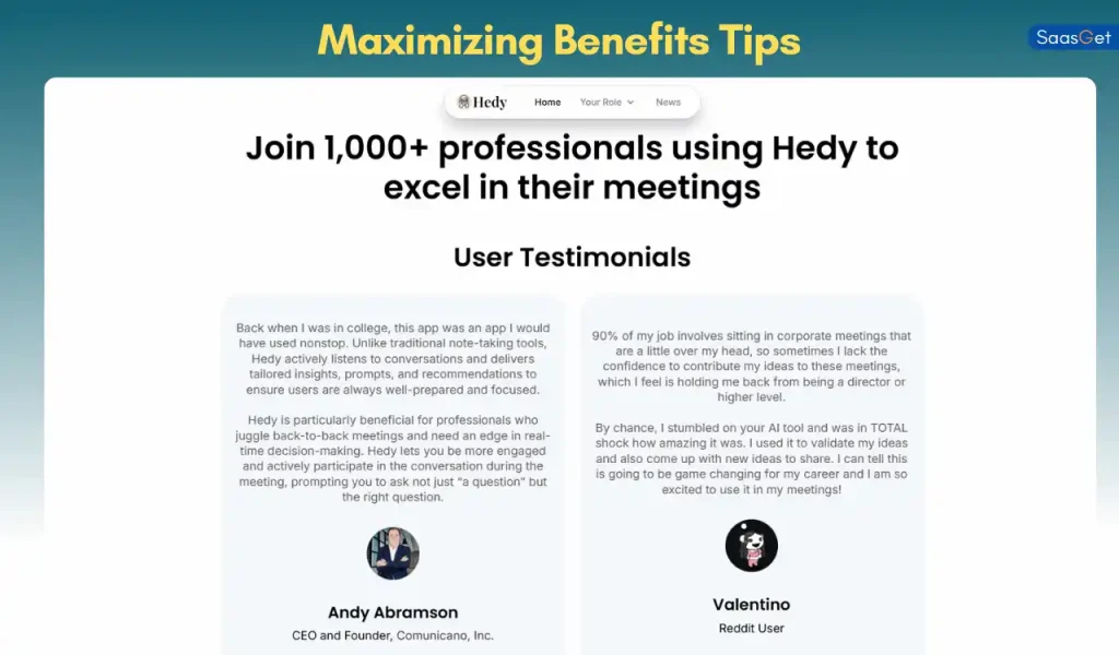 Maximizing Benefits Tips