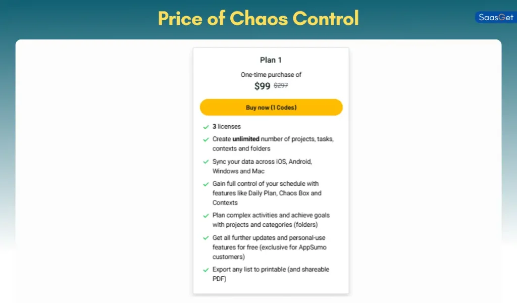 Price of Chaos Control