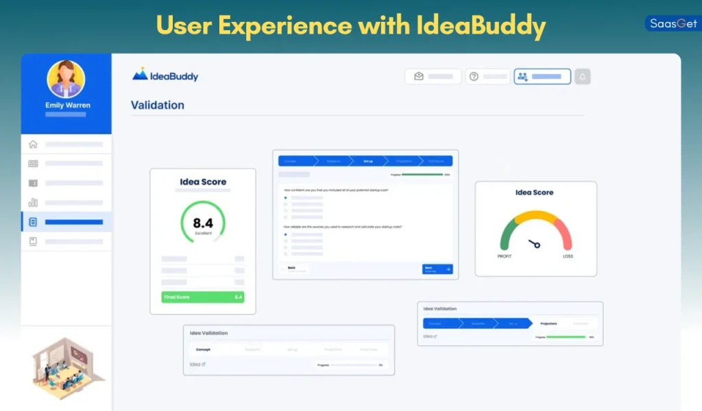 User Experience with IdeaBuddy