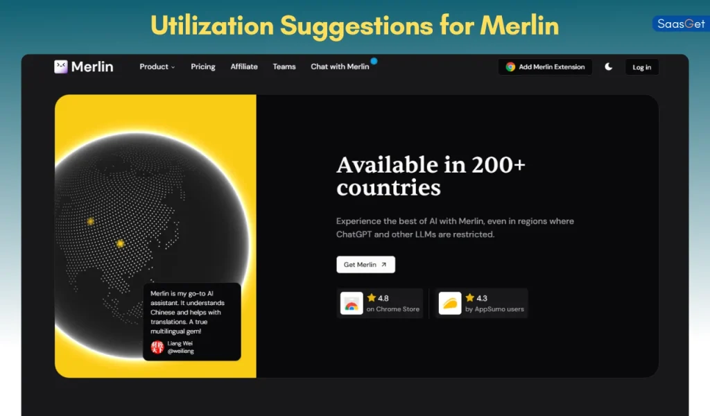 Utilization Suggestions for Merlin
