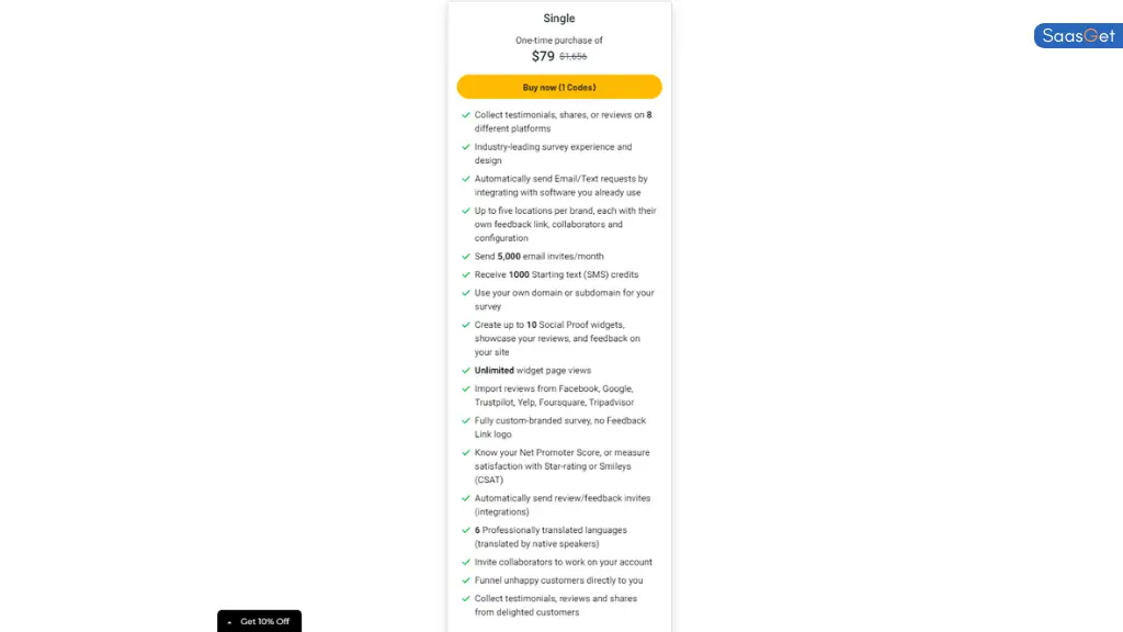 Price of Feedback Link